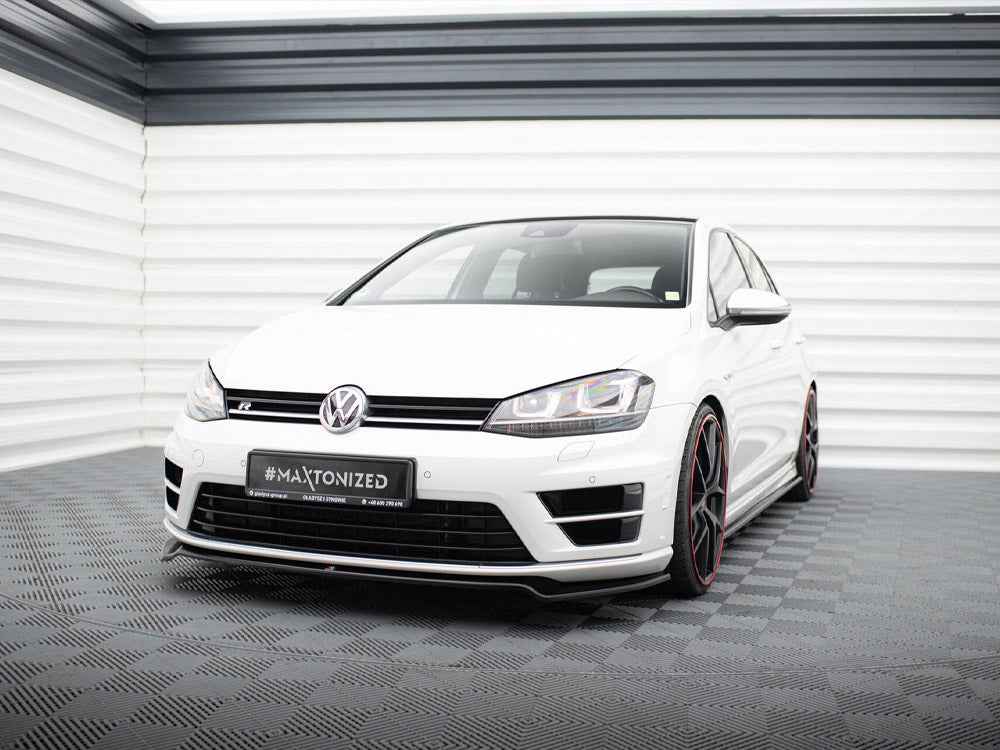 Maxton Design - Front Splitter V.2 VW Golf R / R-Line Mk7