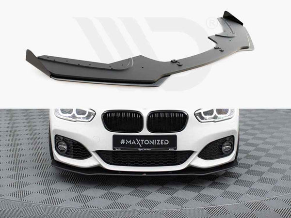 Maxton Design - STREET PRO RACING DURABILITY FRONT SPLITTER V3 (+FLAPS) BMW 1 F20 M-PACK FACELIFT / M140I (2015-2019)