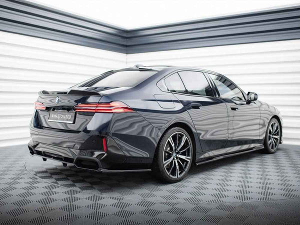 Maxton Design - Rear Splitter (with Vertical Bars) V.2 BMW 5 / i5 M-Pack Sedan / Touring G60 / G61