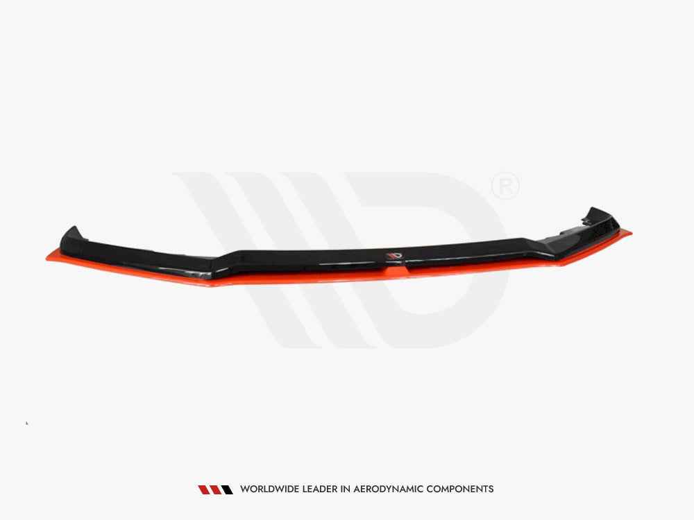 Maxton Design - Front Splitter V.5 Subaru BRZ Mk1 Facelift (BLACK AND RED)