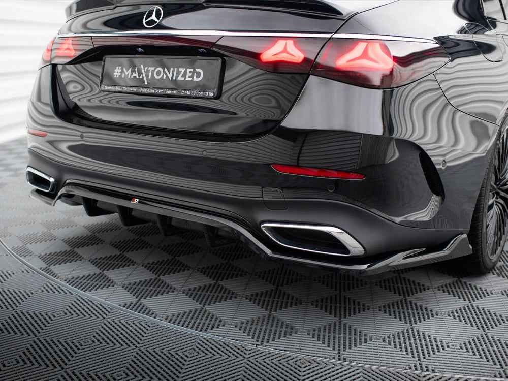 Maxton Design - CENTRAL REAR SPLITTER (VERTICAL BARS) MERCEDES-BENZ E AMG-LINE W214