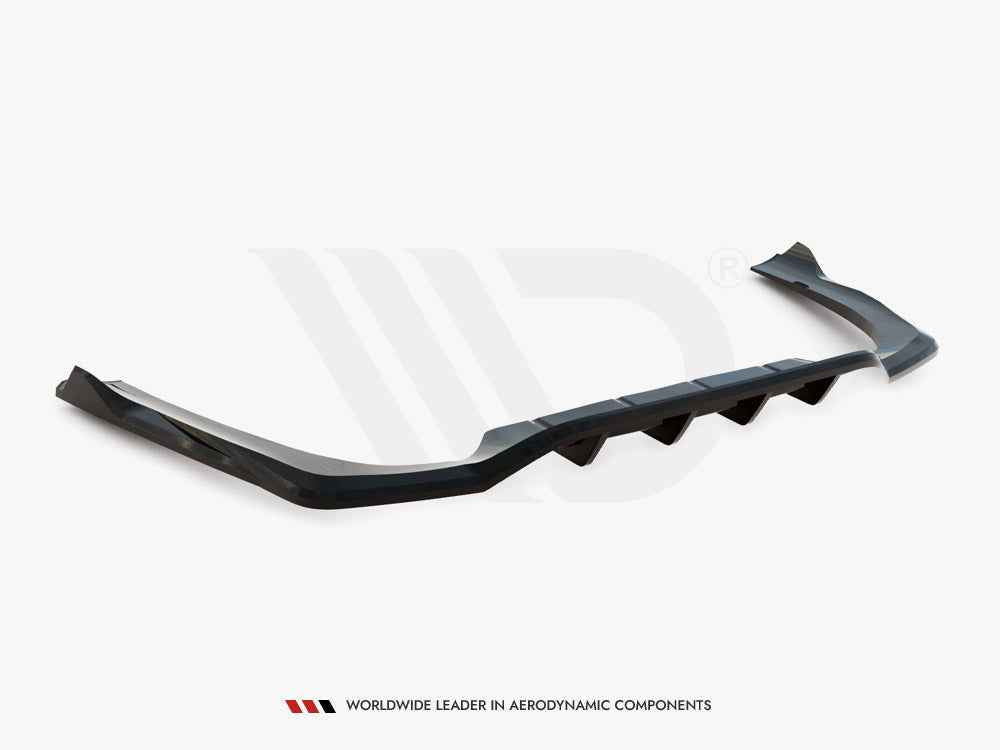 Maxton Design - CENTRAL REAR SPLITTER (VERTICAL BARS) MERCEDES-BENZ E AMG-LINE W214