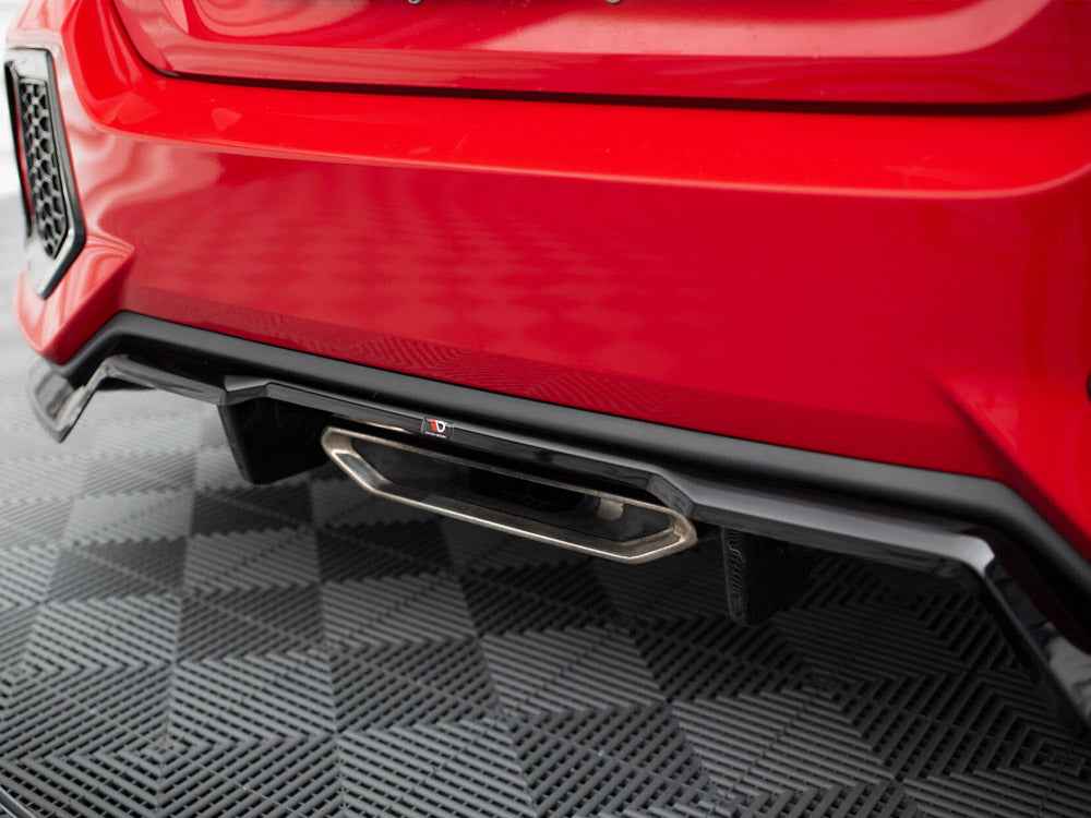 Maxton Design - Central Rear Splitter (Vertical Bars) Honda Civic SI Mk10