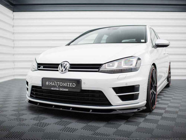 Maxton Design - Front Splitter V.6 Volkswagen Golf R / R-Line Mk7