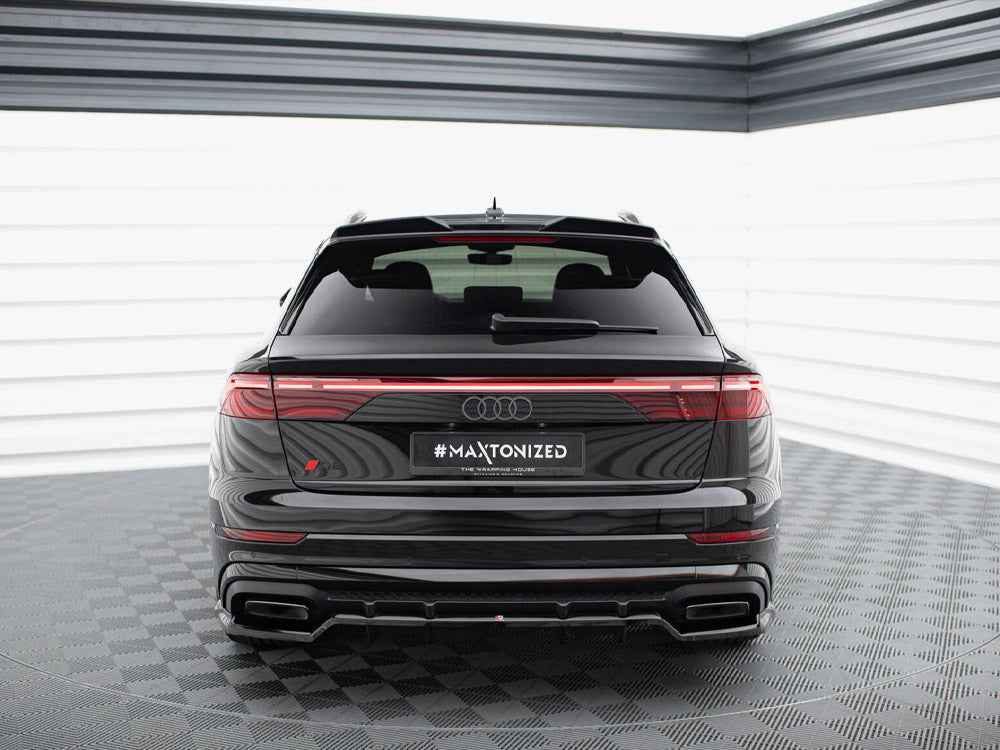Maxton Design - Central Rear Splitter (Vertical Bars) Audi SQ8 / Q8 S-Line Mk1 Facelift