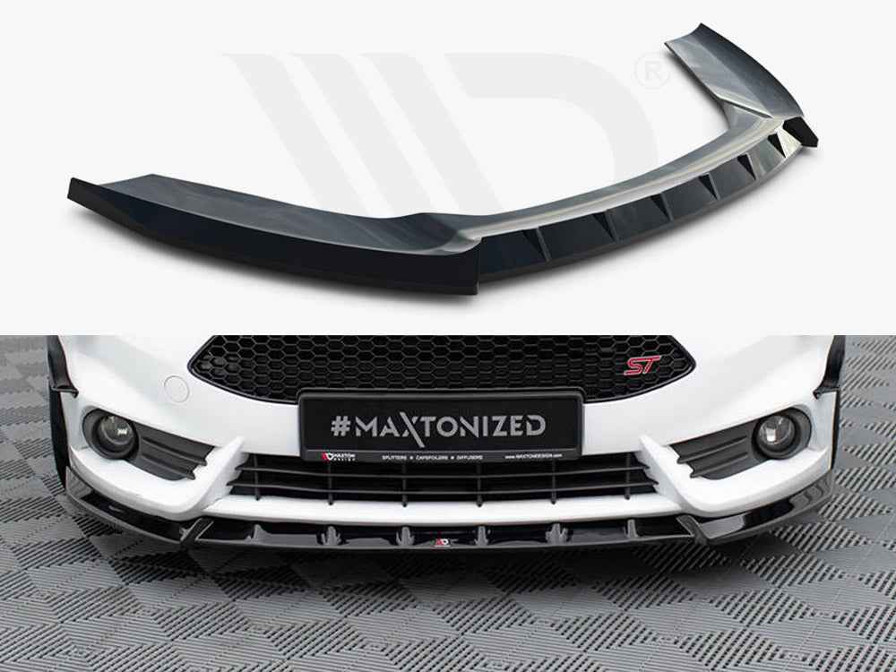 Maxton Design - FRONT SPLITTER V.6 FORD FIESTA ST MK7 FACELIFT