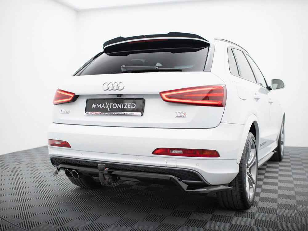 Maxton Design - Rear Splitter (Vertical Bars) Audi Q3 S-Line 8U