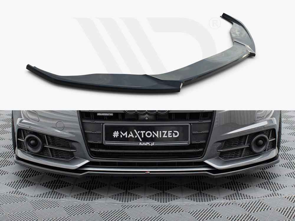 Maxton Design - Front Splitter V.2 Audi A6 / A6 C7 S-Line / S6 C7 Facelift