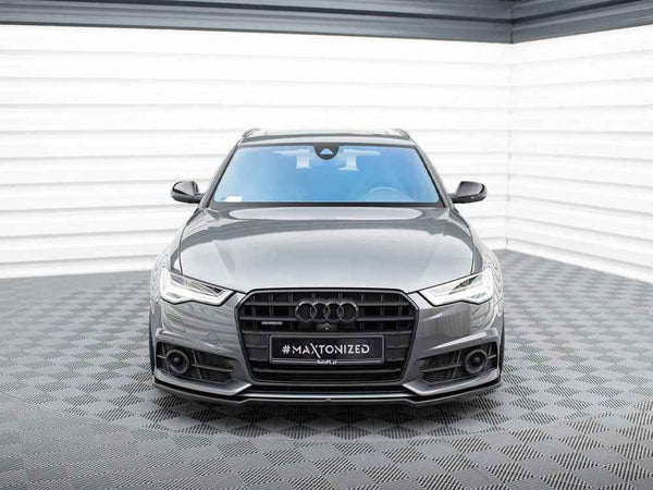 Maxton Design - Front Splitter V.2 Audi A6 / A6 C7 S-Line / S6 C7 Facelift
