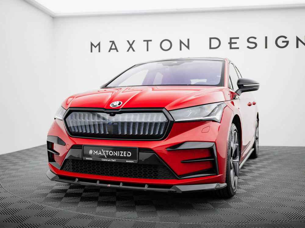 Maxton Design - FRONT SPLITTER SKODA ENYAQ COUPE IV