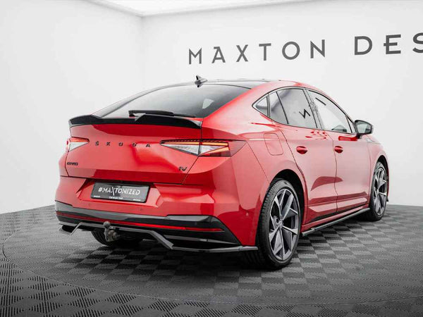 Maxton Design - REAR SPLITTER (VERTICAL BARS) SKODA ENYAQ COUPE IV
