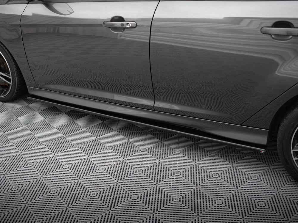 Maxton Design - SIDE SKIRTS DIFFUSERS FORD FOCUS ST / ST-LINE MK3 / MK3 FL HATCHBACK / ESTATE