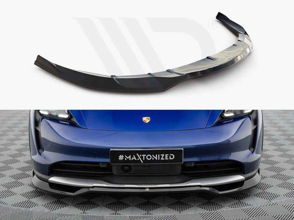 Maxton Design - Front Splitter Porsche Taycan Cross Turismo 4S