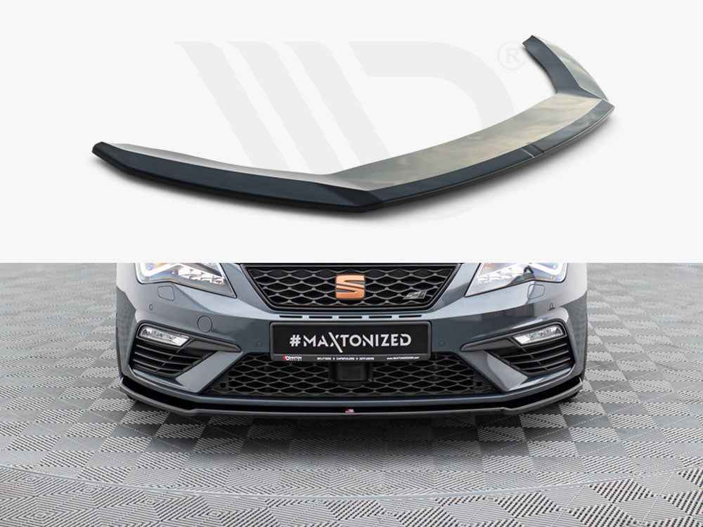 Maxton Design - FRONT SPLITTER V.2 SEAT LEON MK 3.5 CUPRA/FR (2017-2020)