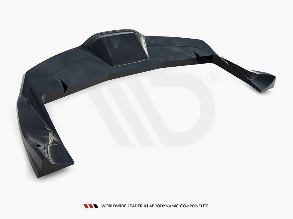 Maxton Design - Rear Splitter (Vertical Bars) V.2 Tesla Model X Mk1 Facelift