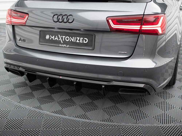 Maxton Design - Rear Valance V.2 Audi A6 / A6 C7 S-Line / S6 C7 Facelift