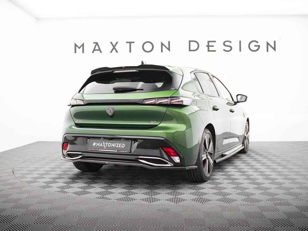Maxton Design - Rear Splitter (Vertical Bars) Peugeot 308 Hatchback Mk3