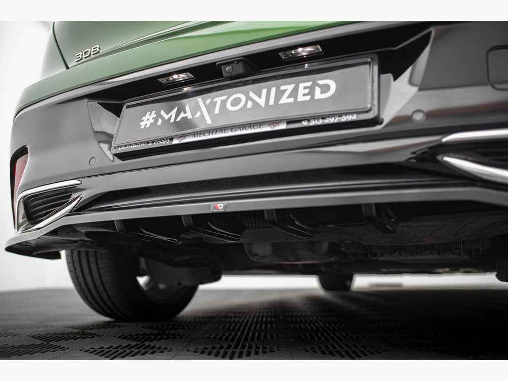 Maxton Design - Rear Splitter (Vertical Bars) Peugeot 308 Hatchback Mk3