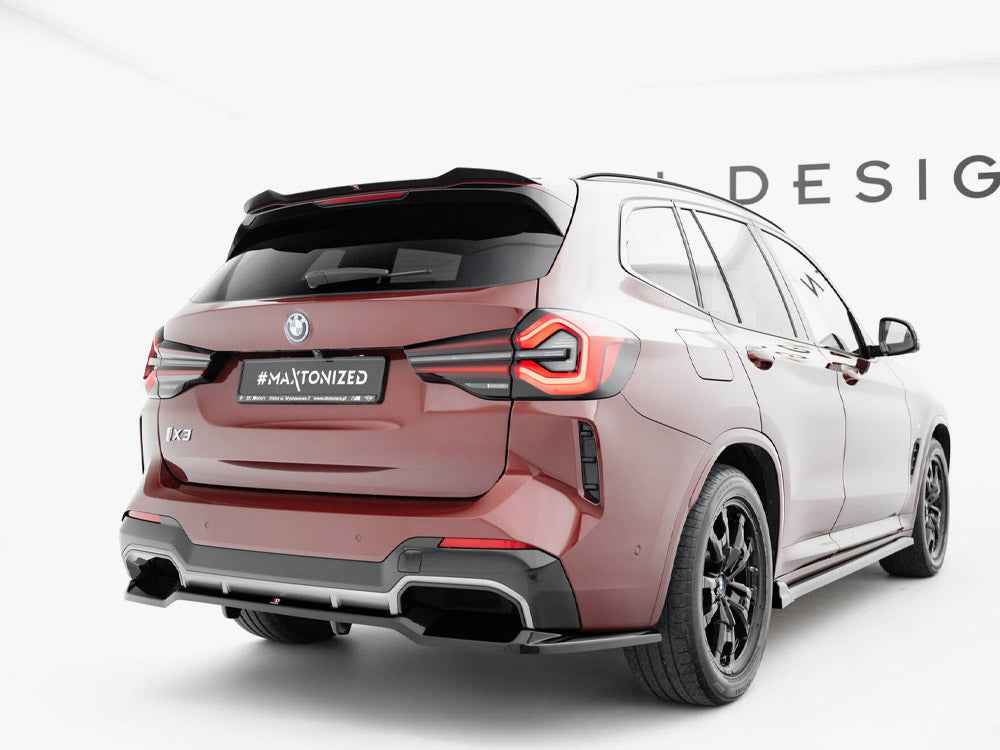 Maxton Design - Rear Splitter (Vertical Bars) BMW iX3 M-Pack G08 Facelift