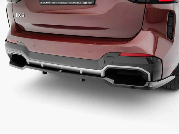 Maxton Design - Rear Splitter (Vertical Bars) BMW iX3 M-Pack G08 Facelift