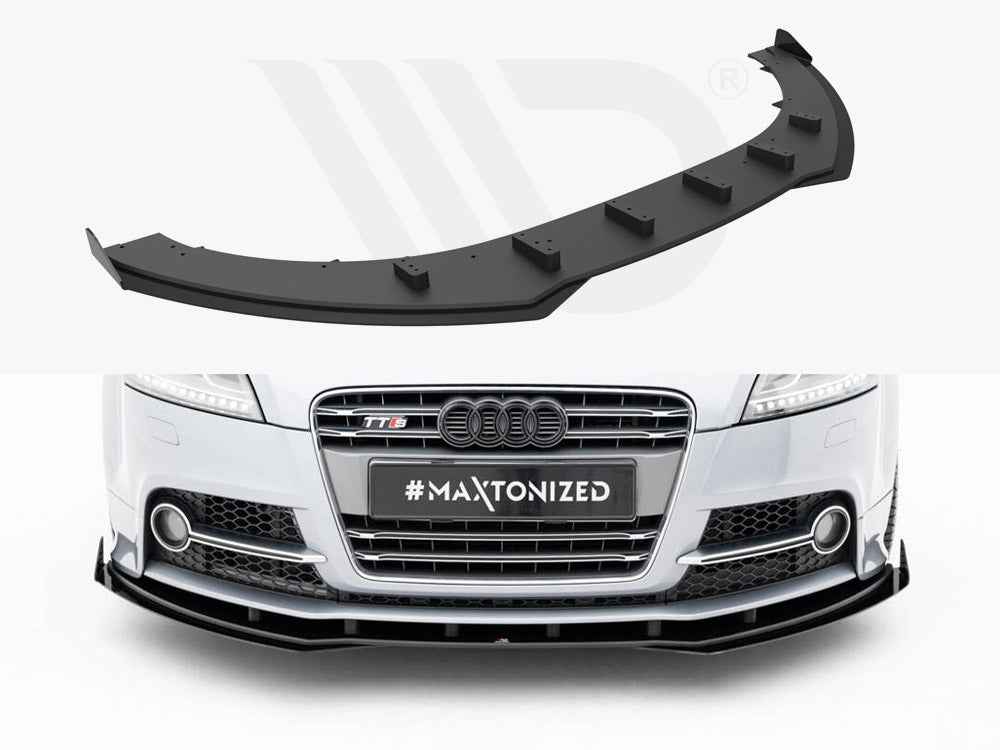 Maxton Design - Street PRO Front Splitter + Flaps Audi TT S / TT S-Line 8J Facelift