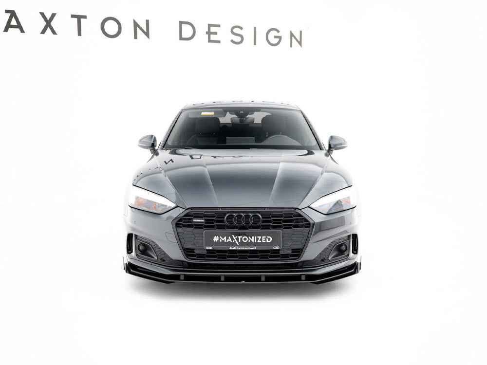 Maxton Design - Street PRO Front Splitter + Flaps Audi A5 F5 / B9 Facelift