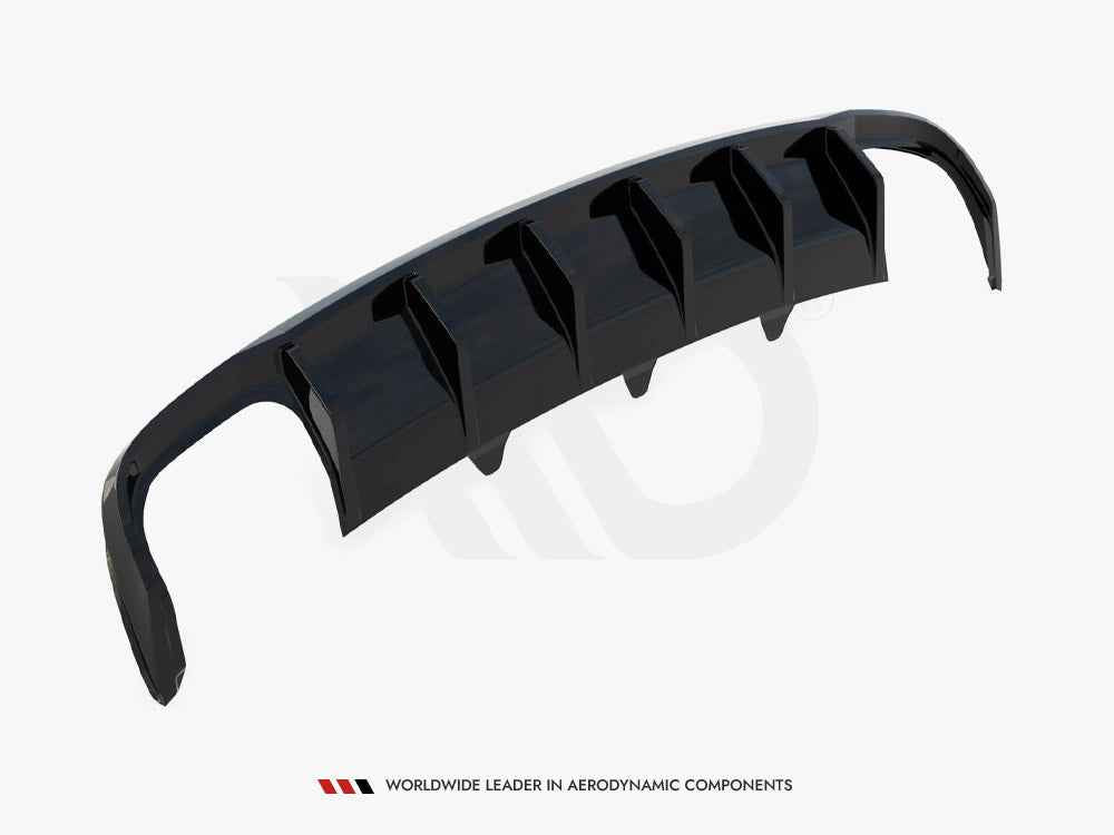 Maxton Design - Rear Valance Audi A4 B8 Facelift (Version with dual exhausts on both sides)