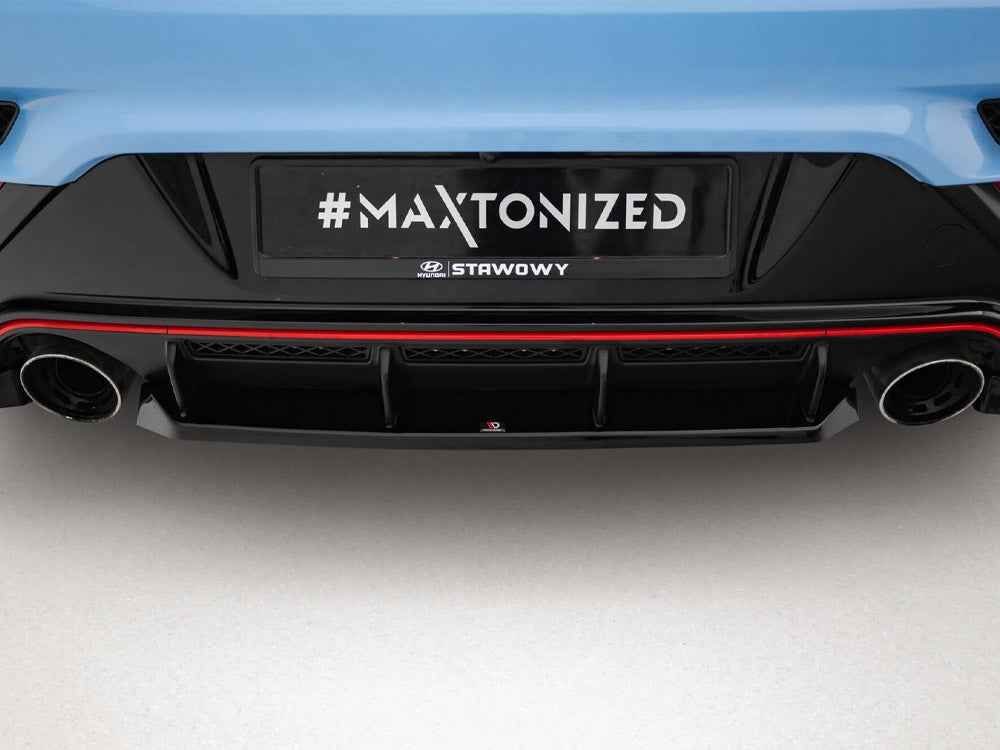 Maxton Design - Central Rear Splitter Hyundai Veloster N Mk2