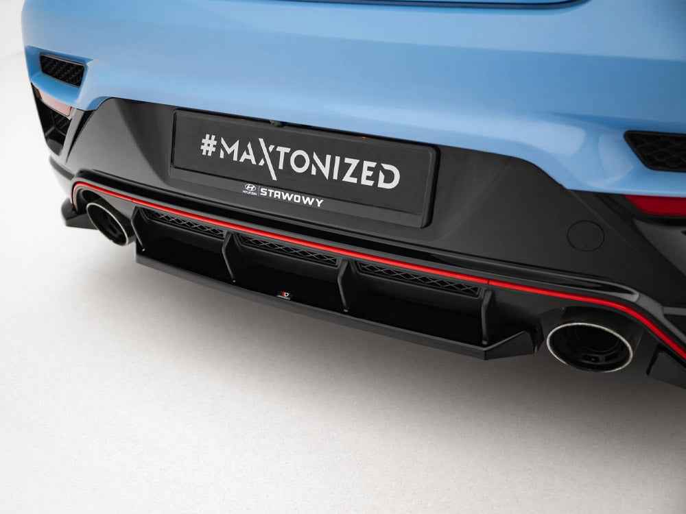 Maxton Design - Central Rear Splitter Hyundai Veloster N Mk2