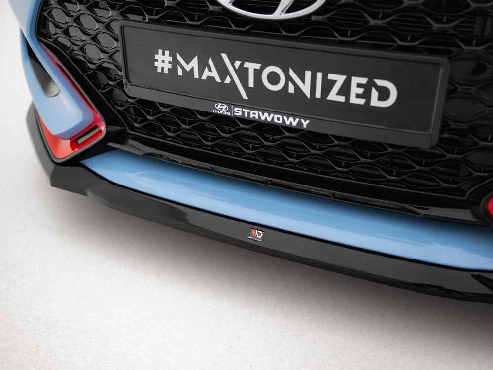 Maxton Design - Front Splitter V.1 Hyundai Veloster N Mk2