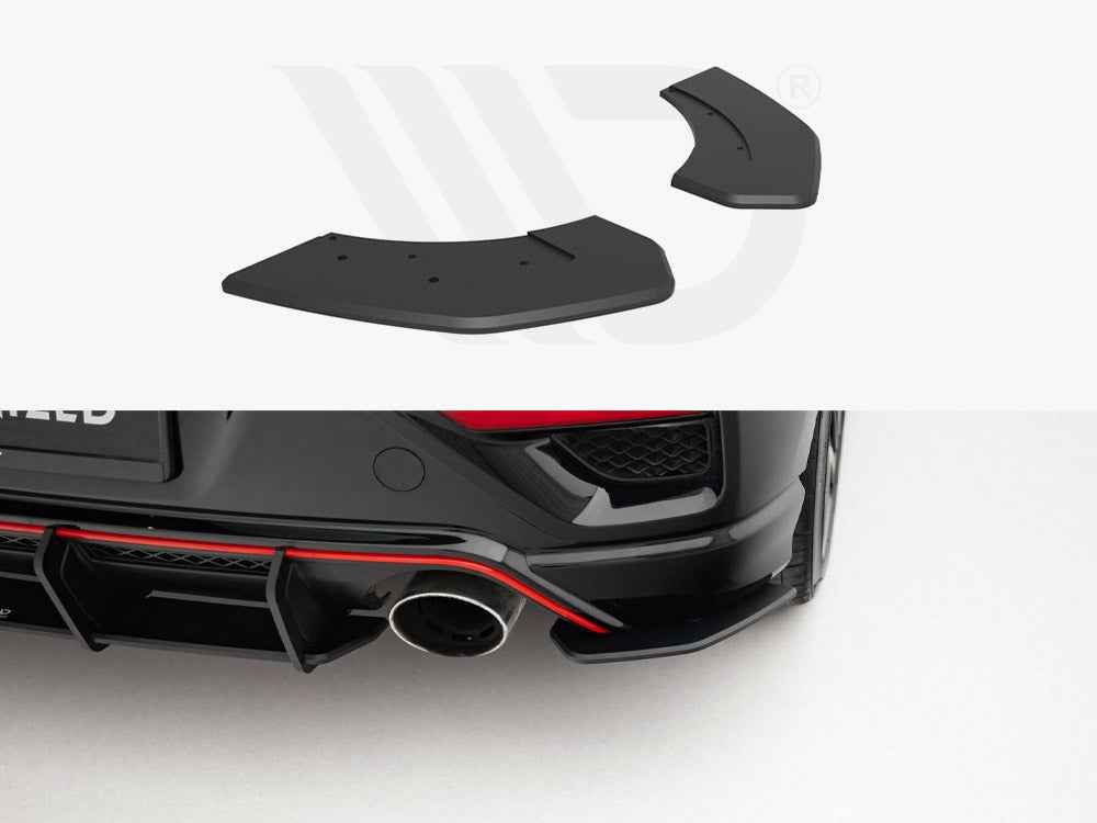 Maxton Design - Street Pro Rear Side Splitters Hyundai Veloster N Mk2