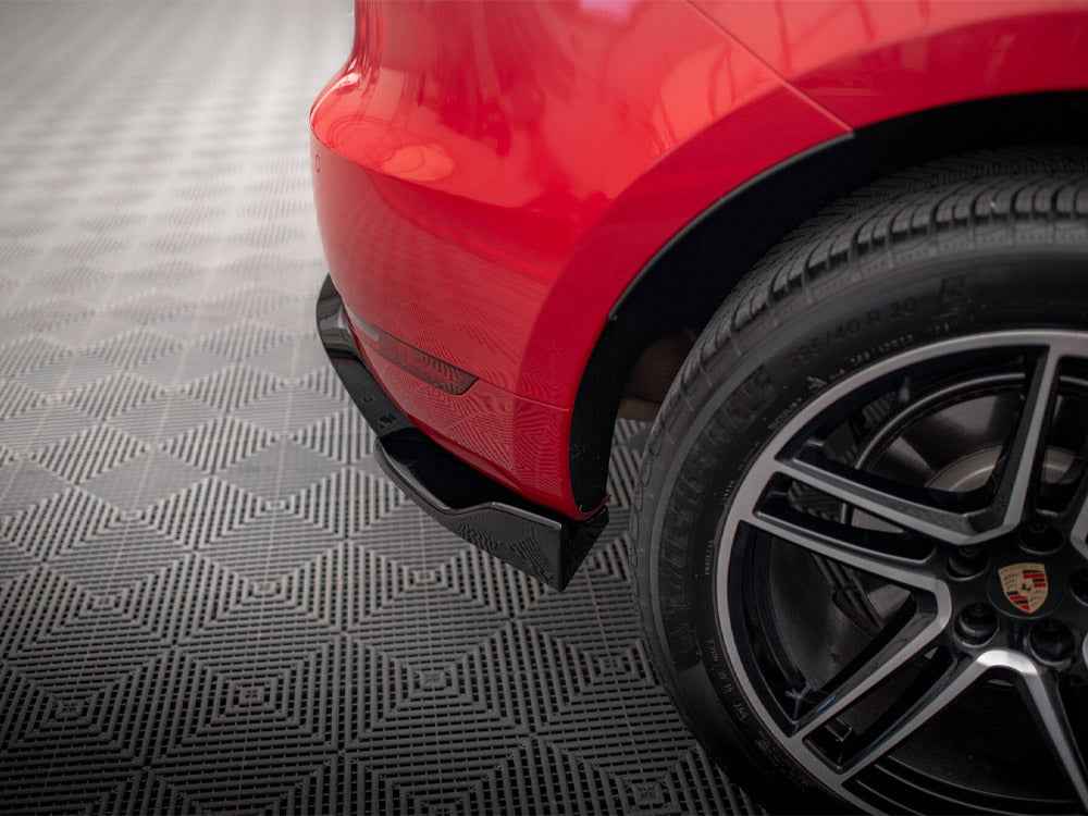 Maxton Design - Rear Side Splitters V.2 Porsche Macan GTS / Sport Design Mk1 Facelift