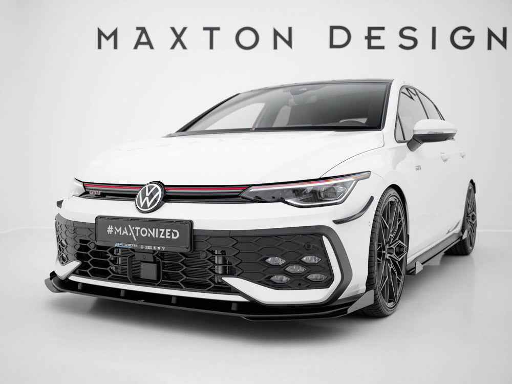 Maxton Design - Front Flaps Volkswagen Golf GTI / GTE / R-Line Mk8 Facelift