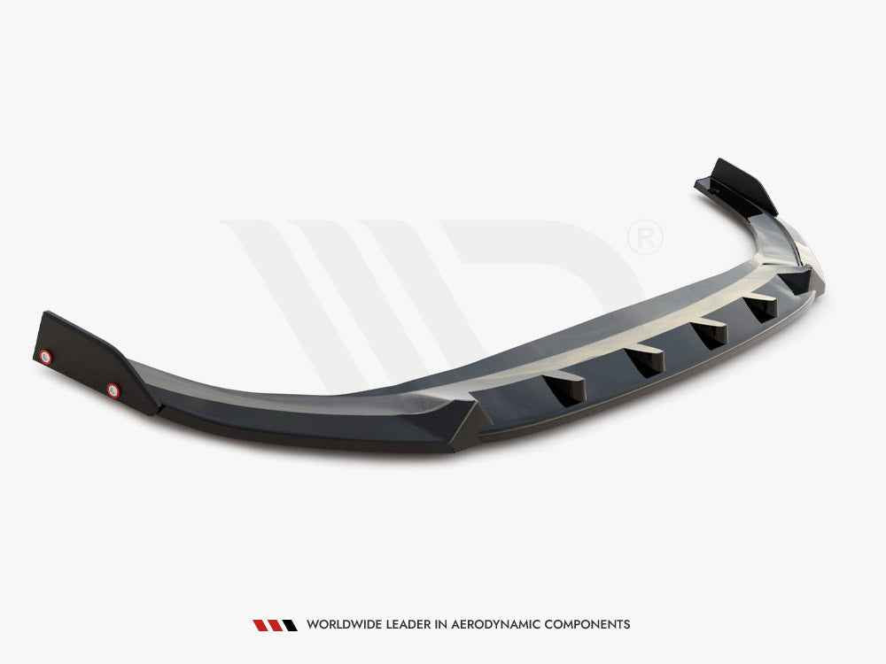 Maxton Design - Front Splitter V.2 + Flaps Volkswagen Golf GTI / GTE / R-Line Mk8 Facelift