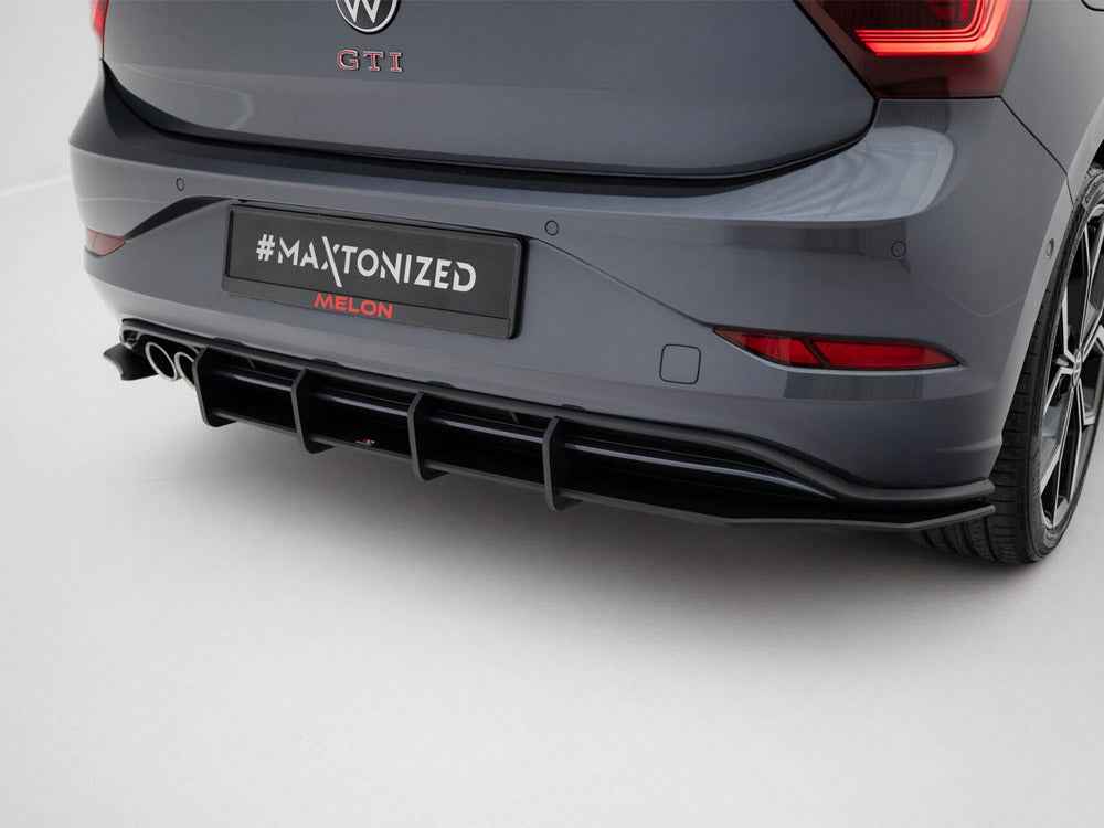 Maxton Design - Street PRO Rear Diffuser Volkswagen Polo GTI Mk6 Facelift