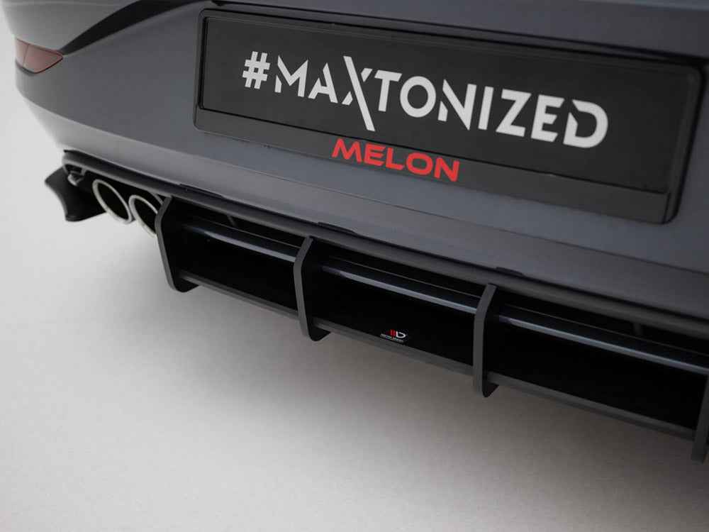 Maxton Design - Street PRO Rear Diffuser Volkswagen Polo GTI Mk6 Facelift