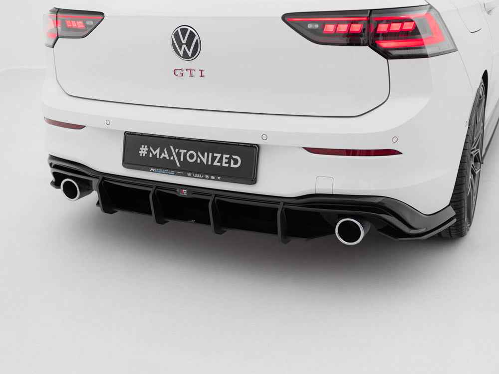 Maxton Design - Street PRO Rear Diffuser V.4 Volkswagen Golf GTI Mk8 / 8.5