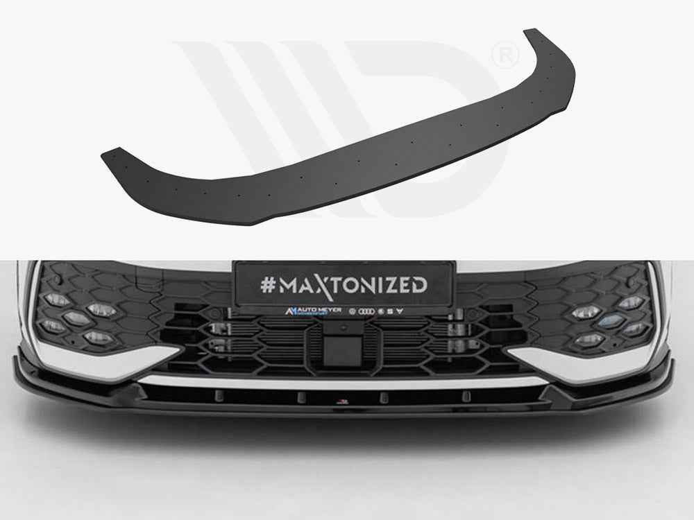 Maxton Design - Street PRO Front Splitter V.2 Volkswagen Golf GTI / GTE / R-Line Mk8 Facelift
