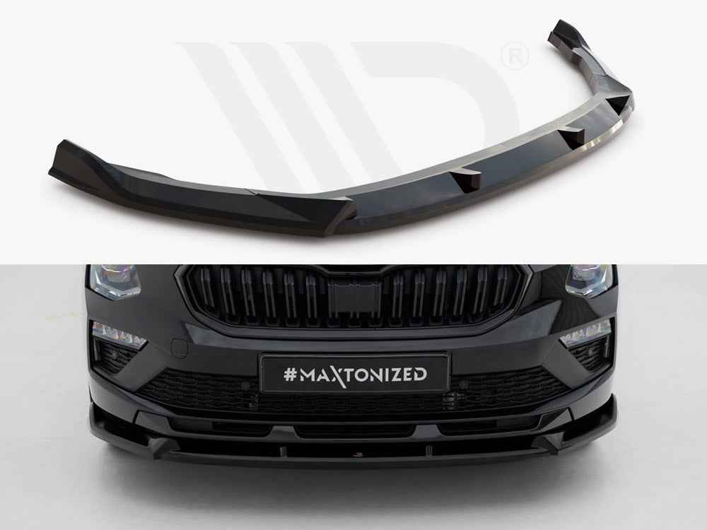 Maxton Design - Front Splitter V.2 Skoda Kamiq Monte Carlo Mk1 Facelift
