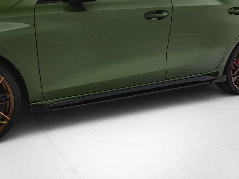 Street PRO Side Skirts Diffusers + Flaps Audi S3 Sportback / A3 S-Line Sportback 8Y Facelift