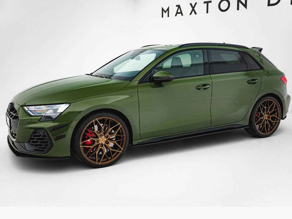 Maxton Design - Street PRO Side Skirts Diffusers Audi S3 Sportback / A3 S-Line Sportback 8Y Facelift