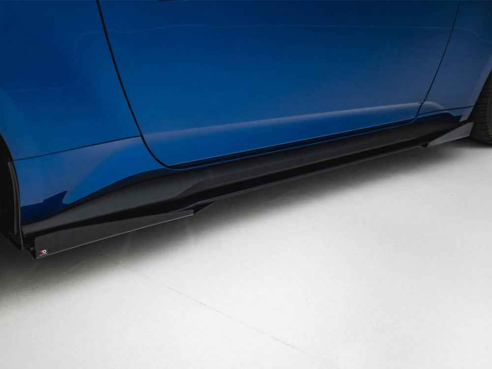 Maxton Design - Street PRO Side Skirts Diffusers + Flaps Ford Mustang GT Mk7