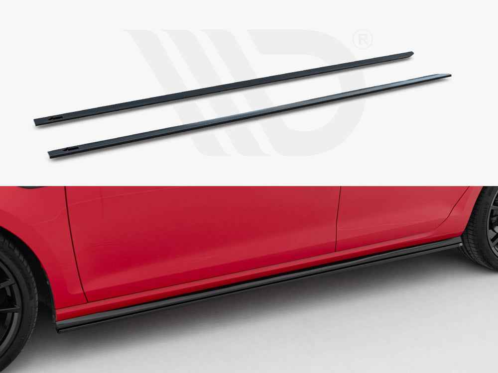 Maxton Design - Side Skirts Diffusers V.2 Volkswagen Golf R / R-Line Mk7 Facelift