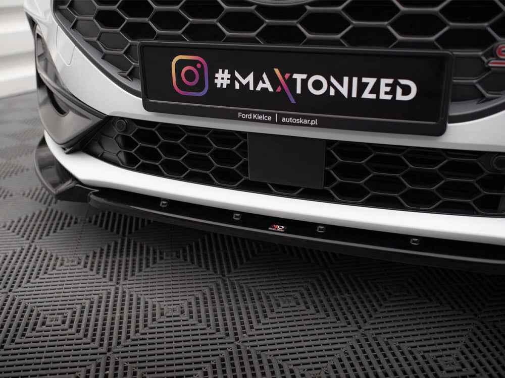 Maxton Design - Front Splitter V.7 Ford Focus ST / ST-Line Mk4 Facelift
