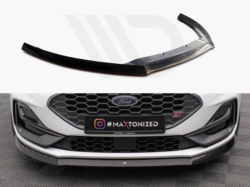 Maxton Design - Front Splitter V.8 Ford Focus ST / ST-Line Mk4 Facelift