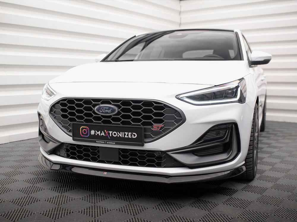 Maxton Design - Front Splitter V.8 Ford Focus ST / ST-Line Mk4 Facelift