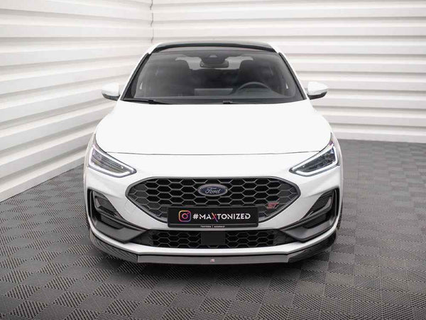 Maxton Design - Front Splitter V.8 Ford Focus ST / ST-Line Mk4 Facelift