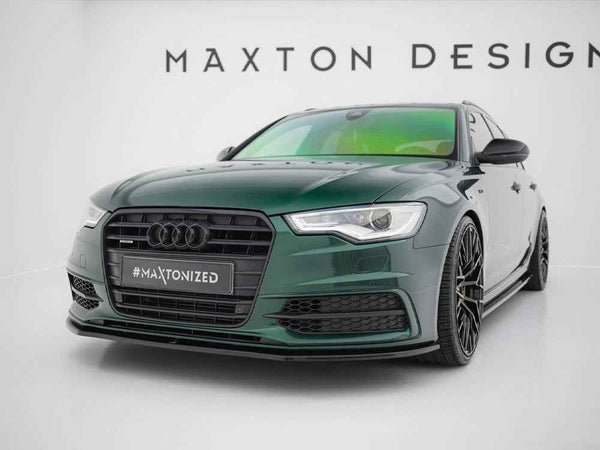 Maxton Design - FRONT SPLITTER V.1 AUDI S6 / A6 C7 S-LINE (2011-2014)