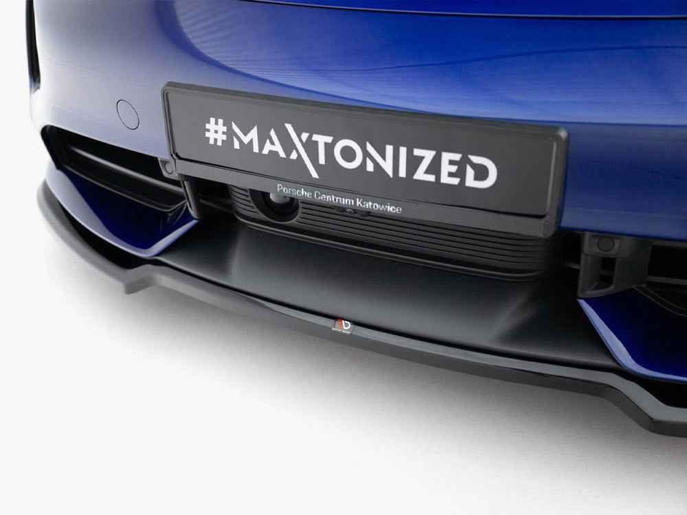 Maxton Design - Front Splitter Porsche Taycan Turbo S Mk1