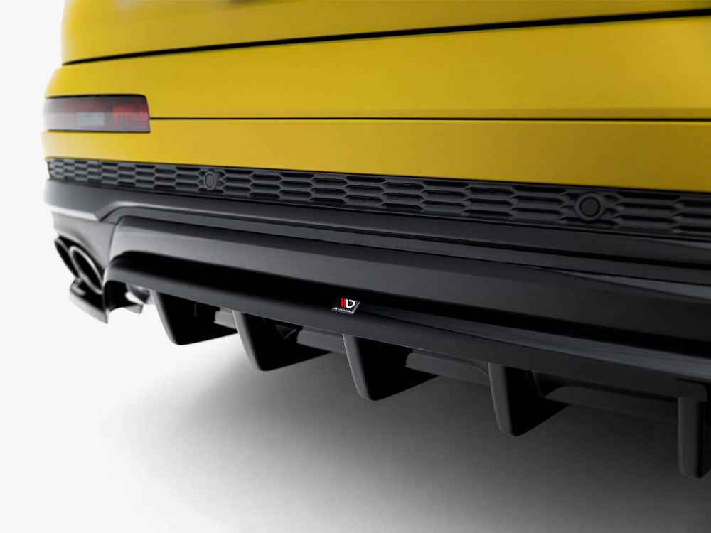 Maxton Design - Rear Splitter (Vertical Bars) Audi SQ7 Mk2 (4M) Facelift